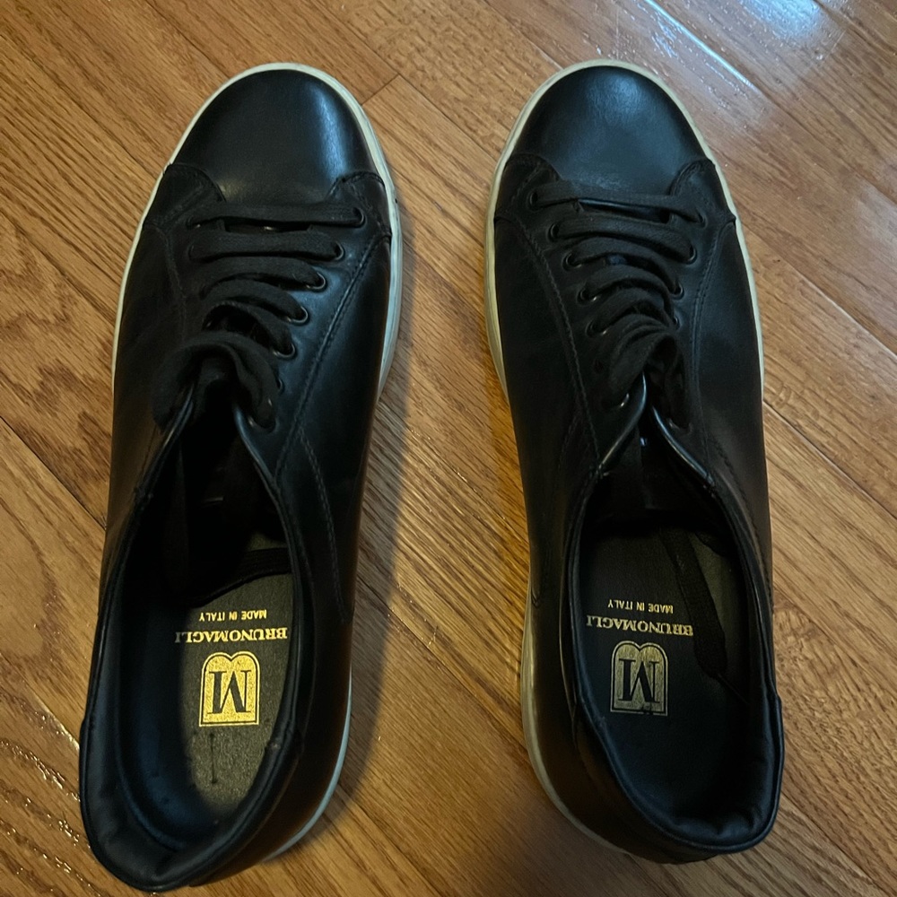 Black Italian Leather Shoes